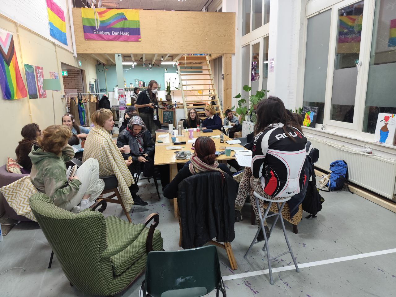 Creative writing workshop at Opstand Library
